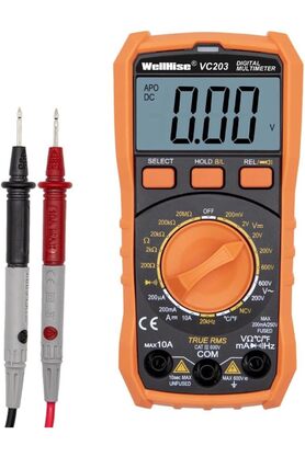 STOREMAX lvnshop VC203 Ölçü Aleti Multimetre Avometre NCV Işıklı Ekran El Isı Ölçer 224120
