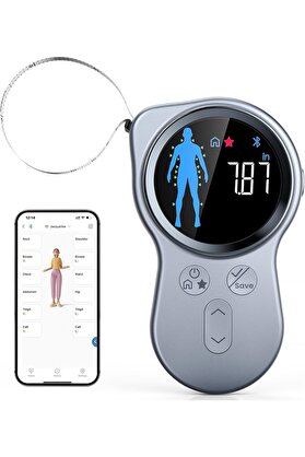 STOREMAX Yükseltilmiş Vücut Ölçü Bandı - , Kas Kazancı ve Fitness İlerlemesini İzlemek i