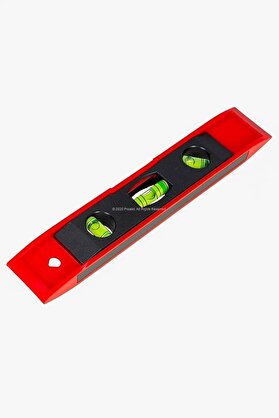 STOREMAX snShop Mini Su Terazisi, 23 cm, Mıknatıslı, Kompakt Su Terazisi, Plastik Gövde, Hassas Ölçü