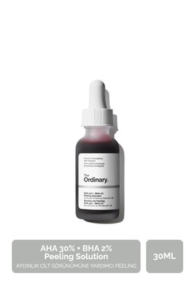 The Ordinary AHA 30% + BHA 2% Peeling Solution 30ml - Aydınlık Cilt Görünümüne Yardımcı Peeling