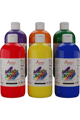 STOREMAX modashine Rose Ara Renkler Akrilik 6'lı Set 6x500 gr modascope 1014773