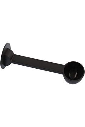 STOREMAX modashine Espresso Makinesi Uyumlu Kahve Ölçü Kaşığı, Siyah Plastik, 1 Adet, 50 mm modascope 1014773