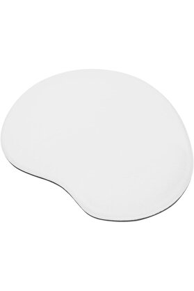 STOREMAX elizzashop BEYAZ Bilgisiyar Notebook Bileklik Destekli Ergonomik Optik Mousepad 19x23 cm elizzashop