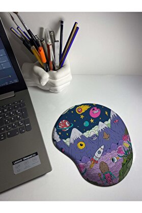 STOREMAX svngsphereshop Shop Carton Illustrator Baskılı Bilek Destekli Mouse Pad svngsphereshop 917250