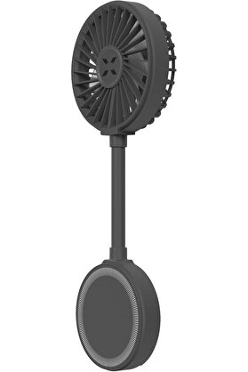 STOREMAX modashine Smart Manyetik Fan Taşınabilir USB Type-C Şarj Edilebilir Ultra Sessiz 3 Hız Kademeli Soğu