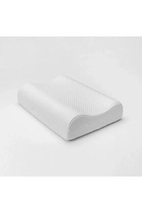 STOREMAX Çift Taraflı Ortopedik Visco Yastık, 60x40x14/12 cm, Boyun Destekli, Beyaz 1014773