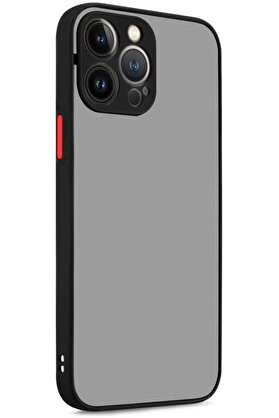 STOREMAX AKSESUAR 15 Pro ile Uyumlu Arka Kısmı Mat Şeffaf Yapıya Sahip Kenarları Silikon Tpu Malzemeden Üreti