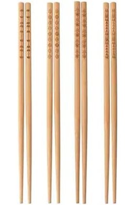 STOREMAX Trebent Yıkanabilir Bambu Chopstick Çin Yemek Çubuğu 1014773