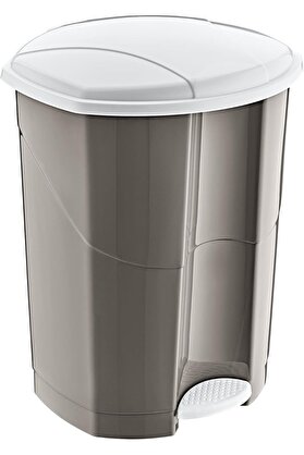 STOREMAX Pedallı Çöp Kovası Terra 30 LT - BEJ, Çok Amaçlı Pedallı Çöp Kovası 542093
