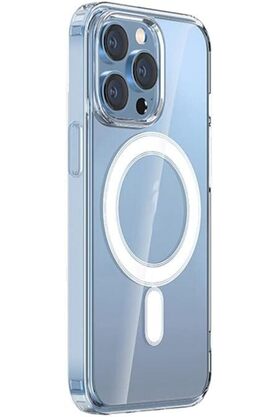 STOREMAX elizzashop İphone 14/14PRO/14MAX/14PROMAX Uyumlu Kablosuz Şarja Uygun Diamond Series Şeffaf Kılıflar