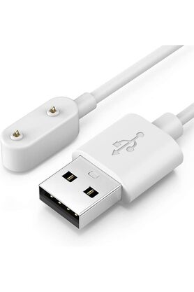 STOREMAX Fit 2 ile uyumlu Akıllı Saat için Manyetik Usb Şarj Kablosu Fit 2 ile uyumlu Kablo Beyaz 1014773