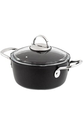 STOREMAX modashine Titanium Siyah 24 Cm Derin Tencere modascope 1014773