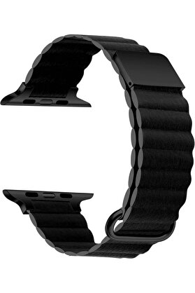 STOREMAX shopverse İle Uyumlu 42mm KRD-78 PU Deri Kordon Strap Kayış Koyu Gri trendflick 1014773