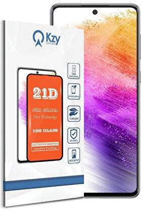 STOREMAX İLETİŞİM A73 ile uyumlu Tam Kaplayan 21D Temperli Ekran Cam 1014773