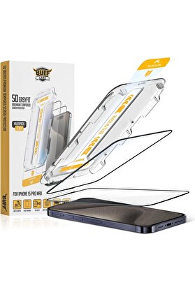 STOREMAX LABS 15 Serisi ile Uyumlu 5D 2 Adet Uygulama Aparatlı Ekran Temperli Cam ( 15 Pro Max) 1014773