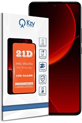 STOREMAX İLETİŞİM Mi 13T ile Uyumlu Tam Kaplayan 21D Temperli Ekran Cam 1014773