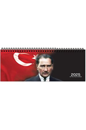 STOREMAX modashine 2025-AJ-65 12 * 33,5 Spr.Haftalık Masa Ajandası-Atatürk modascope 1014773