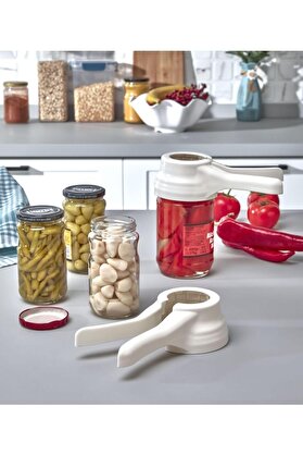 STOREMAX Diyarı Rotanev Her Boy Kavanoz Kapağına Uyumlu Kırılmaya Karşı Dayanıklı Plastik Konserve Turşu Kava