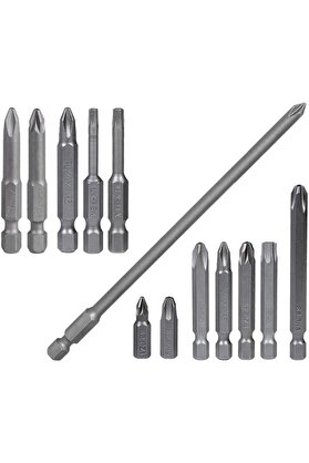 STOREMAX 13 PARÇA SET - Matkap Uç Vidalama Ucu Düz Yıldız Torx Uç 1014773