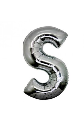 TRENDMEN Altın & Gümüş Harf ve Rakam Folyo Balon Parti Süsleri (40 cm)