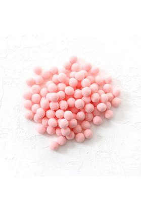 STOREMAX modashine Peluş ponpon, 1.5 cm 50 adet Açık Pembe modascope 1014773