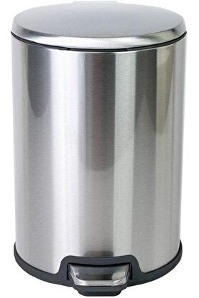 STOREMAX modashine Cigo Pedalli Çöp Kovasi 12Lt Beyaz Iç Kisim Siyah modascope 1014773