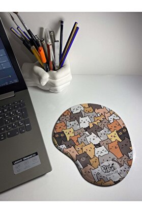 STOREMAX modashine - Kediler Baskılı Bilek Destekli Mouse Pad modascope 1014773