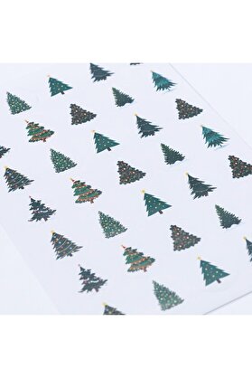 STOREMAX Sticker, Yılbaşı Çam Ağacı, 3 Cm, 350 Adet 1175713