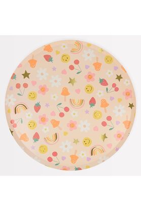 STOREMAX modashine - Happy Face Dinner Plates - Mutlu Yüzler Tabaklar (x8) modascope 1014773