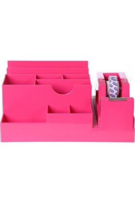 STOREMAX modashine Pembe Masaüstü Organizer Seti modascope 1014773