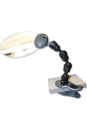 STOREMAX pltnstoreshop AM-20 Klemmlupe 2 x büyütme ile LED-Işıklandırma pltnstoreshop 1175735