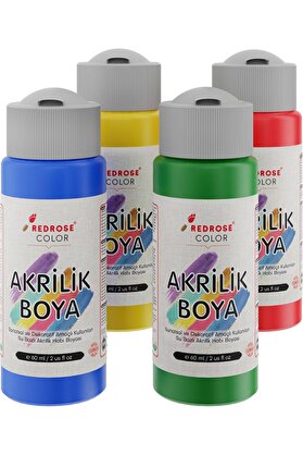 STOREMAX modashine Rose Ana Renkler Akrilik 4'lü Set 4x60 ml modascope 1014773