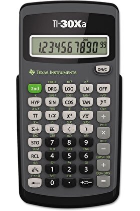 STOREMAX modashine Instruments TI30XA TI-30Xa Bilimsel Hesap Makinesi, 10 Haneli LCD modascope 1014773