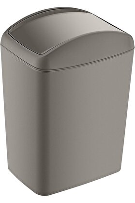 STOREMAX modashine Soft Çöp Kutusu Döner Kapak 5 LT BEJ modascope 1014773