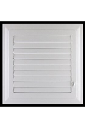 STOREMAX modashine Menfez Wc Tuvalet Havalandırma Plastik Panjur Beyaz 35x35 CM modascope 1014773