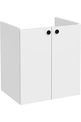 STOREMAX Shift T20 81002 Kapaklı Lavabo Dolabı, Parlak Beyaz, 60 cm 1175713