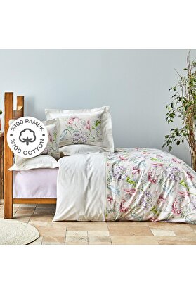 STOREMAX Melosa Pembe%100 Pamuk Tek Kişilik Nevresim Takımı 1014773
