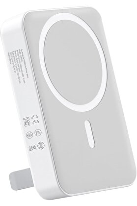 STOREMAX 10000mAh Powerbank PD20W Taşınabilir Kablosuz Hızlı Şarj Cihazı Beyaz 1014773