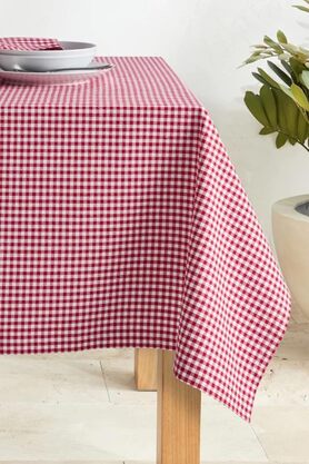 STOREMAX Kapısı Masa Örtüsü Pamuk Sofra Bezi 170x170 (Kırmızı) 1014773