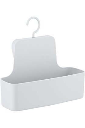 STOREMAX mrtshoppng Askılı Duş Sepeti Barselona Beyaz Duş Rafı, Duvar Sepeti, Kesinlikle Kırılmaz Beyaz mrtsh