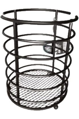 STOREMAX Siyah Metal Yuvarlak Kaşıklık 1014773