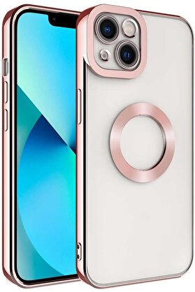 STOREMAX AKSESUAR 15 ile Uyumlu Laser Şeffaf Parlak Arka Yüzey Ve Logo Detaylı Kenarları Silikon Yapıya Sahip
