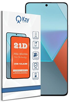 STOREMAX İLETİŞİM 13 Pro ile Uyumlu Tam Kaplayan 21D Temperli Ekran Cam 1014773