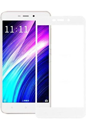 STOREMAX 5 Pro Uyumlu Full Kaplayan Temperli 5D Ekran Cam (Beyaz) 1014773