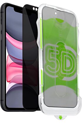 STOREMAX AKSESUAR 13-13 Pro-14 ile Uyumlu Hayalet Cam Ekran Kurulum Aparatlı Tam Uyumlu Glass Full Cover 101