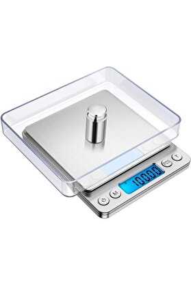 STOREMAX modashine Mutfak Tartı, 3 KG Kapasite, 0.1 Gr, LCD Ekran, Mutfak ve Kuyumcu Terazisi modascope 10147