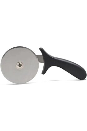 STOREMAX Pizza Kesici, Pizza Ruleti - 10 cm Çap - Rulet Kesici - Hamur Ruleti - Pizza Bıçağı, Siya