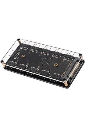 STOREMAX Rgb Led 3 Pin 11 Port 5V Sata Power Güç Fan Çoklayıcır Şerit Hub Kablo Splitter 1175713