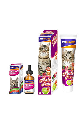 Bi̇oti̇ni̇x Premi̇um Cat  Ve Malt Paste Tüy Yumağı Önleyi̇ci̇