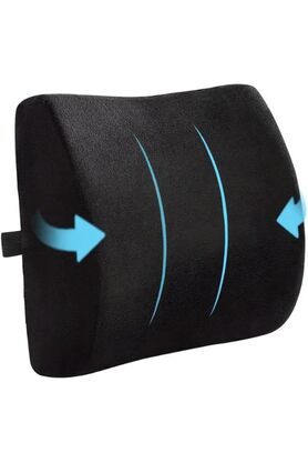 STOREMAX polysight Ortopedik Visko Bel Ve Sırt Yastığı Destekleyici Yastık,, Siyah, trendzap 467437